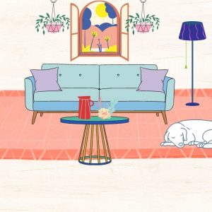 Virtual Background_Home Sweet Home