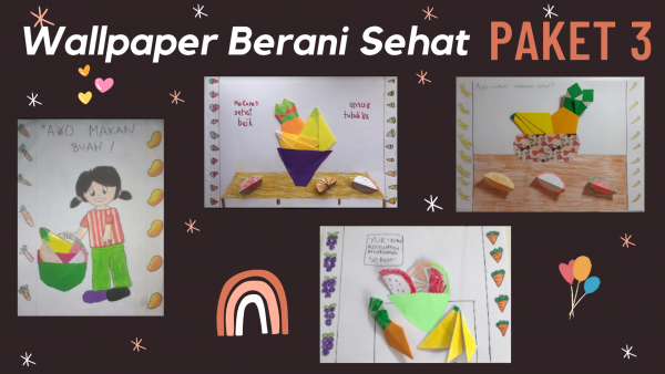 Wallpaper "Berani Sehat" Paket 3